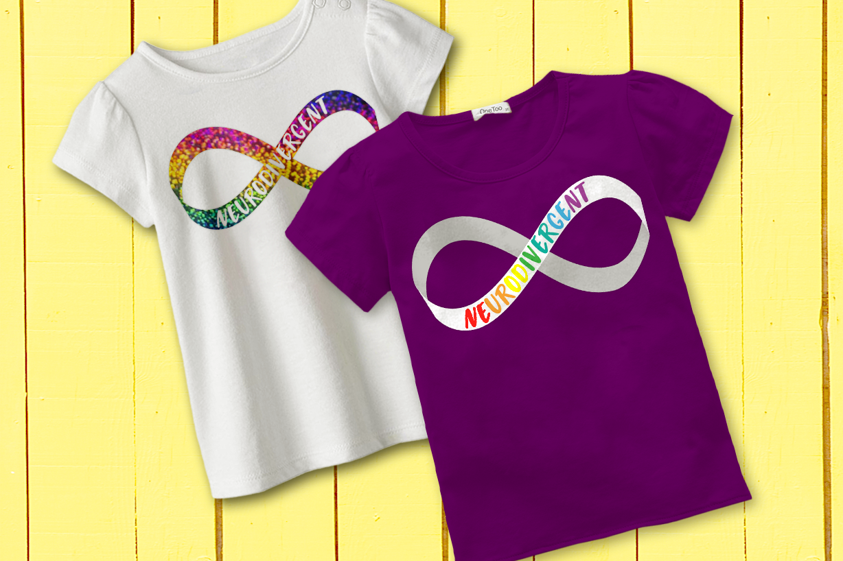 Autism Neurodivergent Infinity Ribbon SVG File Cutting Template ...