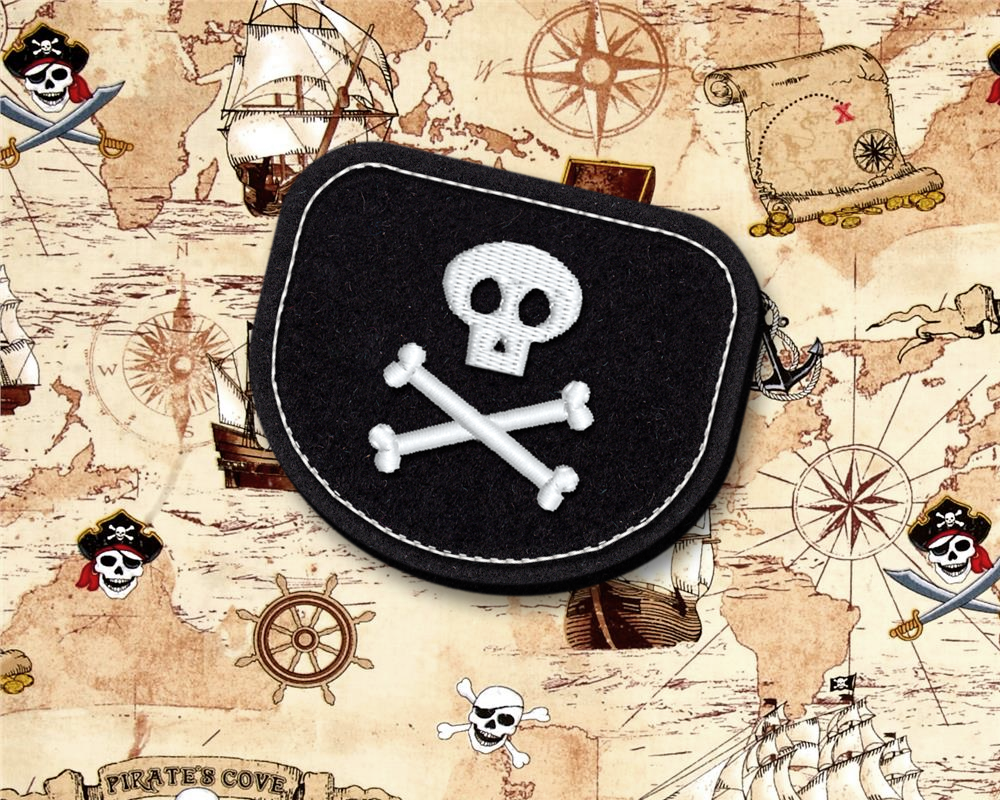 Pirate patch feltie design