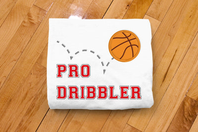 Pro Dribbler basketball applique