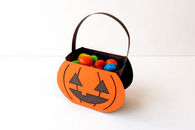 pumpkin pail basket SVG
