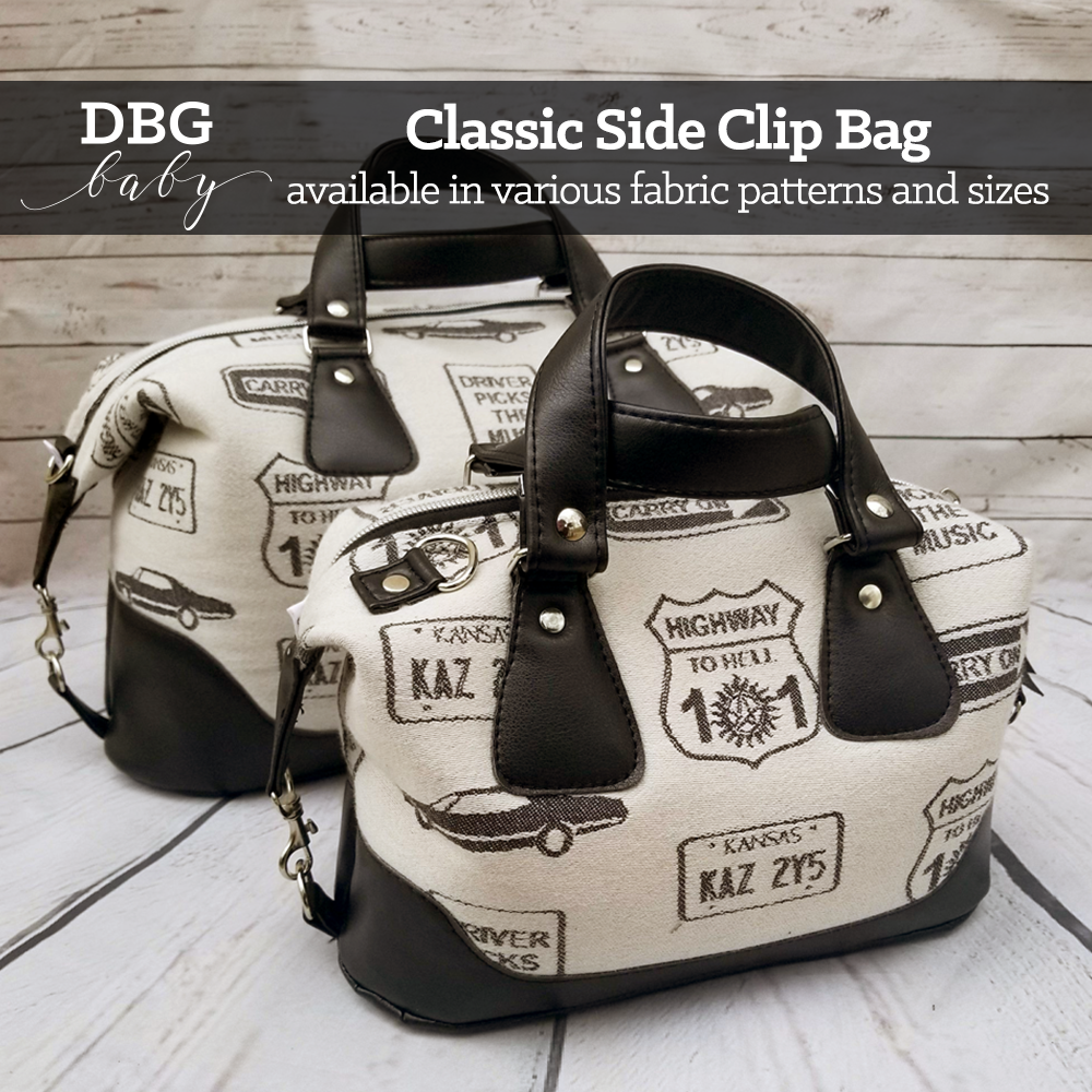 Classic Side Clip Bag Fabric-Woven Conversion-Designed by Geeks