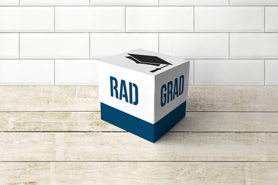 Cube Box Rad Grad SVG design