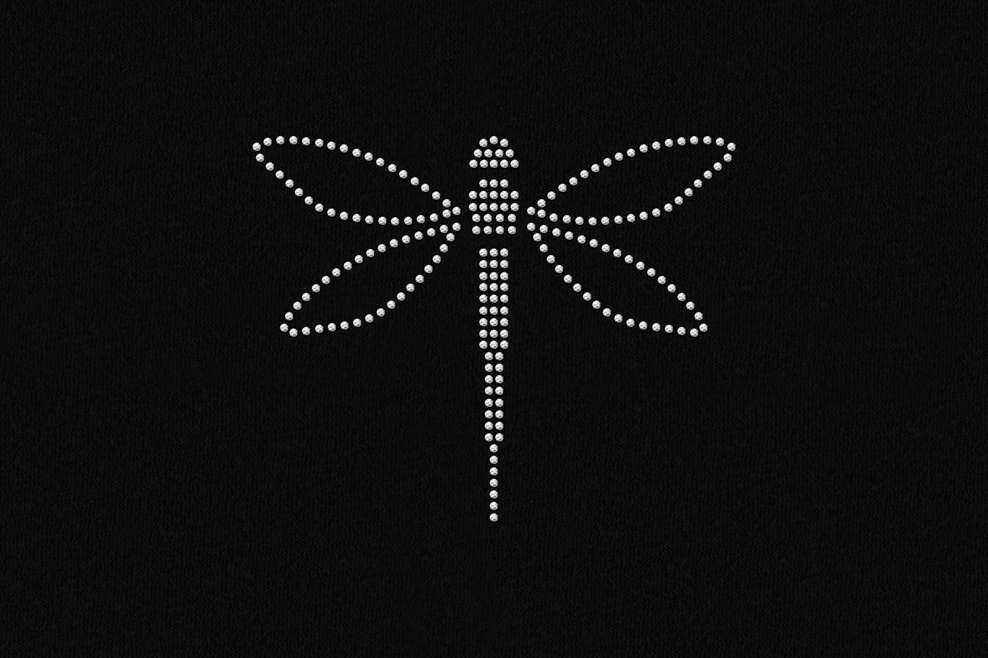 Rhinestone dragonfly