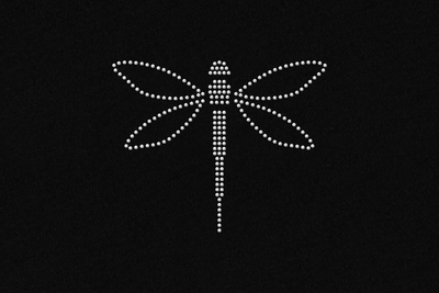 Rhinestone dragonfly