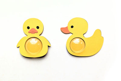 Rubber duck candy dome holder SVG duo