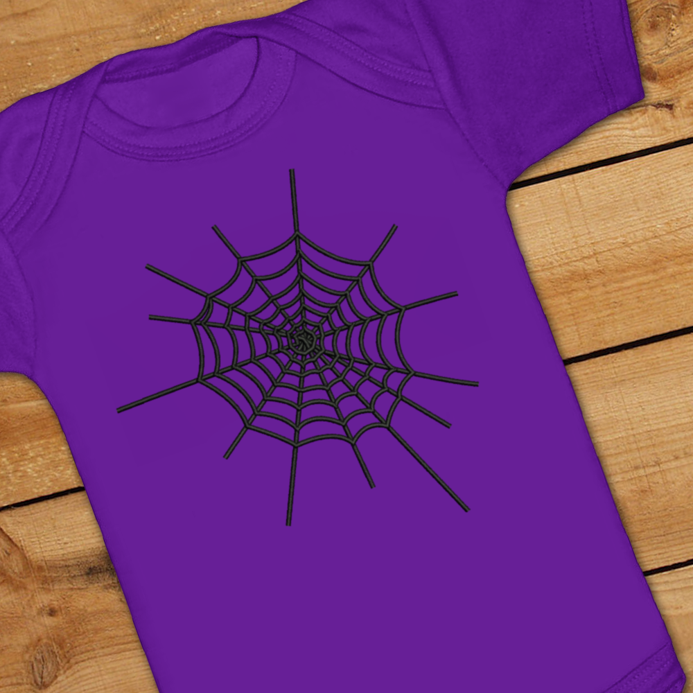 Spiderweb embroidery design