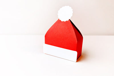 Santa hat gift box