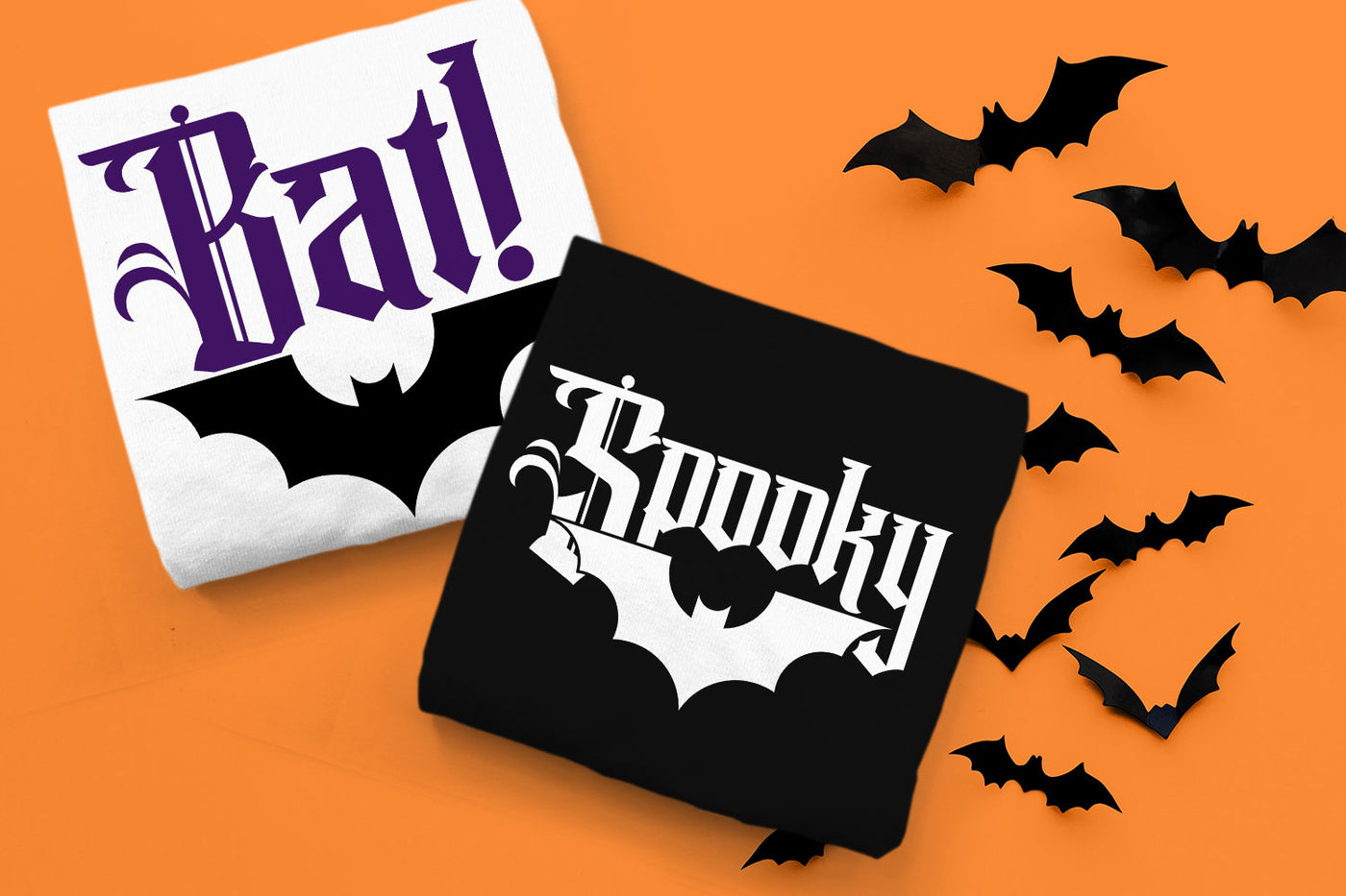 Spooky Bat SVG duo