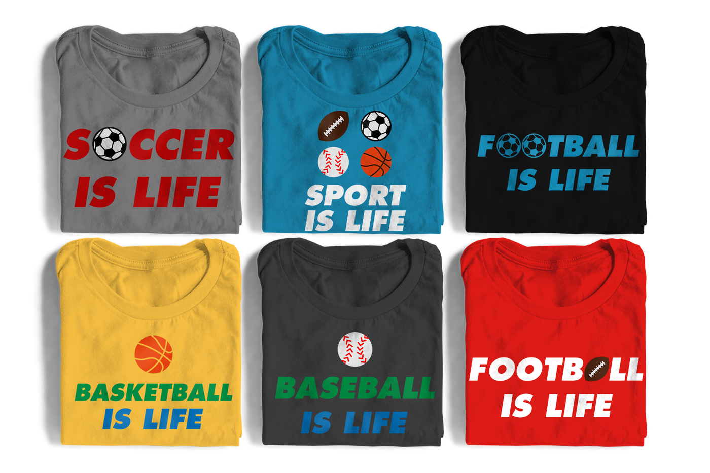 Sport is life SVG design set