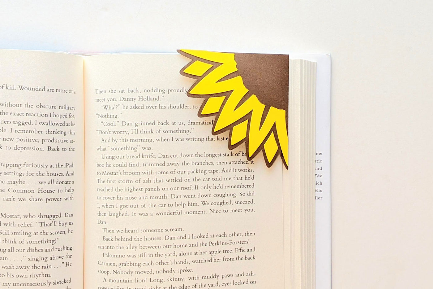 Sunflower Corner Bookmark SVG file
