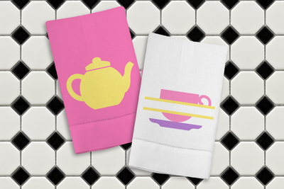 Teapot and teacup split design
