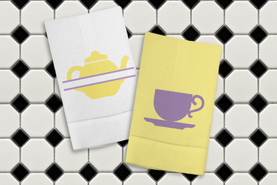 Teapot split design and teacup