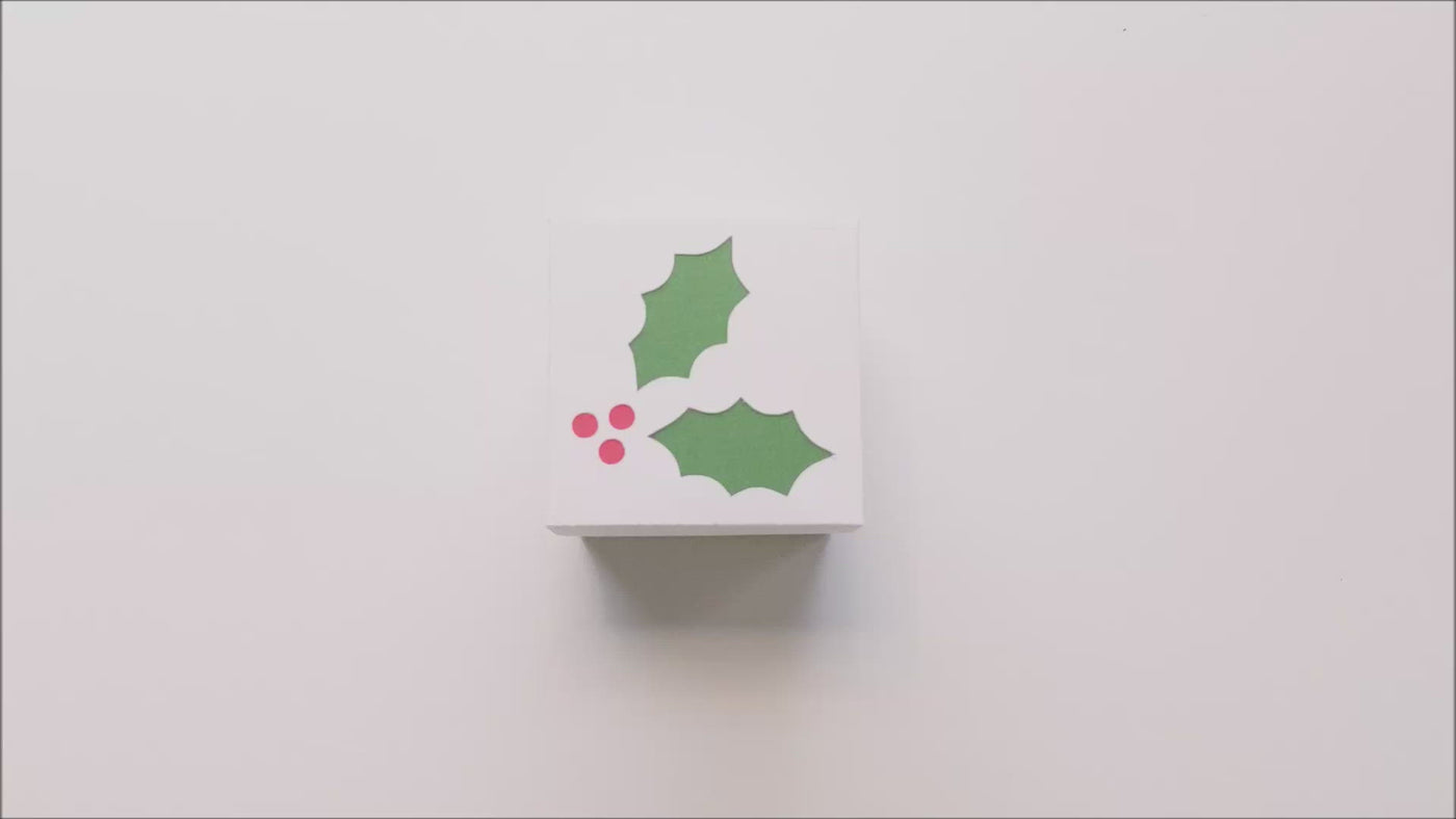 Product demo video for the holly cube box