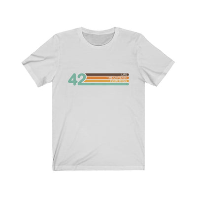 42 Meaning of Life unisex tee in ash