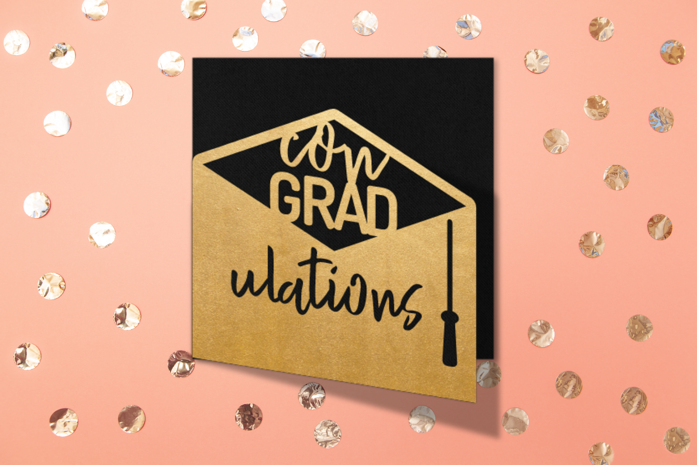 Congratulations graduation card design