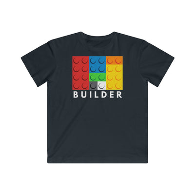 Building brick builder kids tee