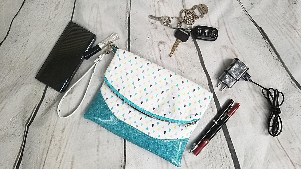 Ready to Ship Master Builder Foldover Clutch Wristlet-Woven Accessories-Designed by Geeks