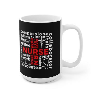 Nurse subway word art mug