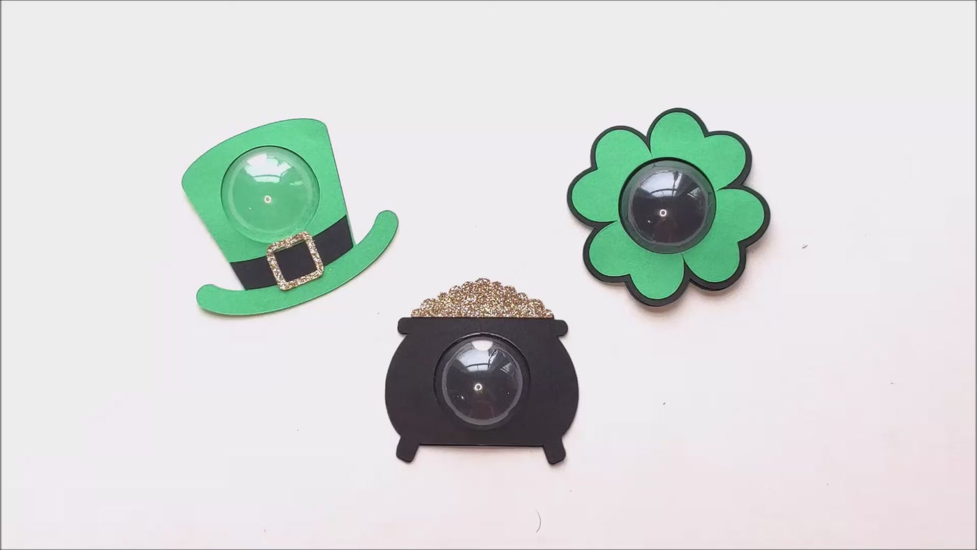 St Patrick's Day Candy Dome SVG Trio product demo video