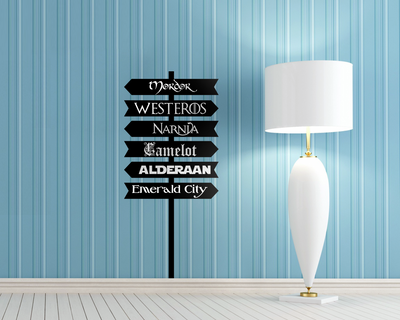 Customizable Sign Post SVG File