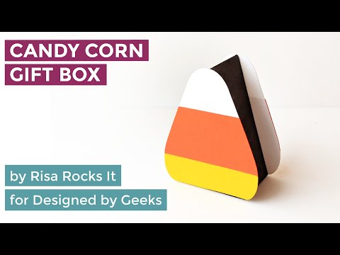 YouTube assembly tutorial for candy corn gift box