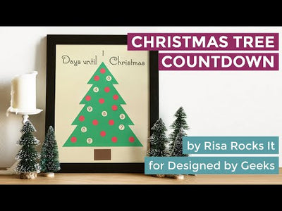 YouTube Assembly tutorial for Christmas Tree advent calendar