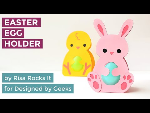 Easter egg holder SVG duo YouTube assembly tutoroal