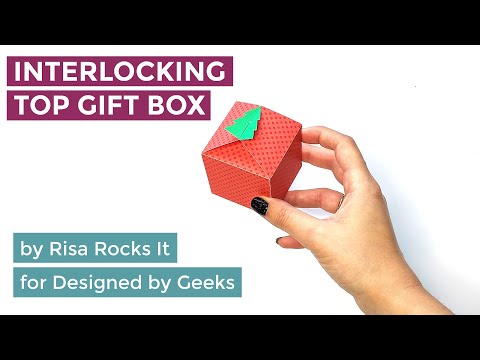 YouTube Assembly Tutorial for Interlocking Top Gift Box