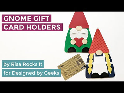 Gnome Gift Card holder assembly tutorial YouTube video