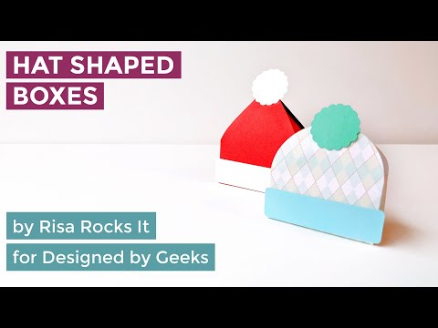 YouTube assembly tutorial for hat shaped gift box