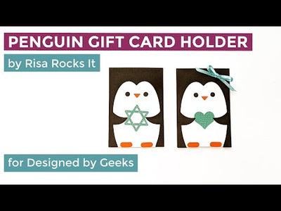 YouTube assembly tutorial for penguin gift card holder