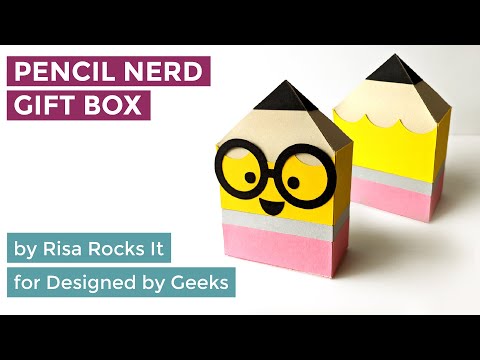 YouTube assembly tutorial for pencil nerd gift box