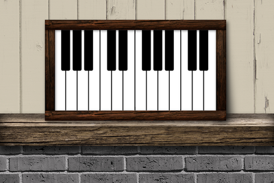 Piano key design