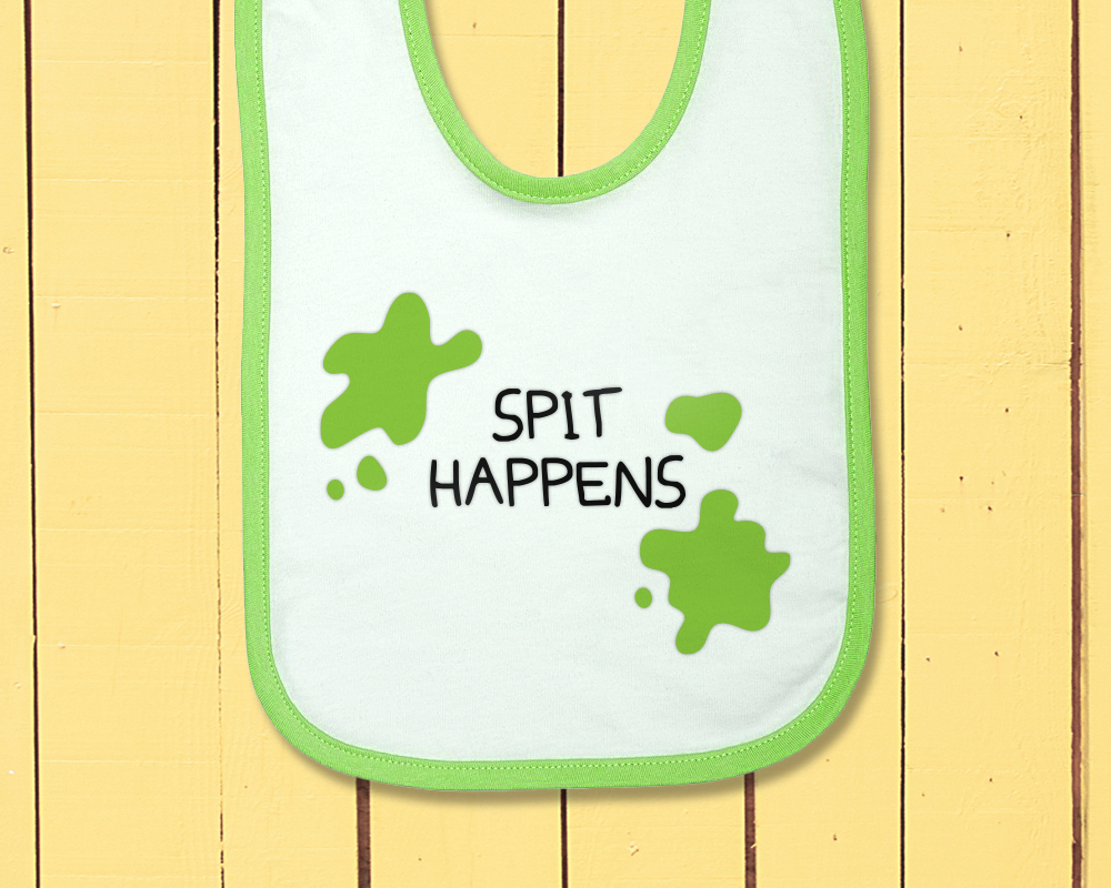 Spit happens bib design