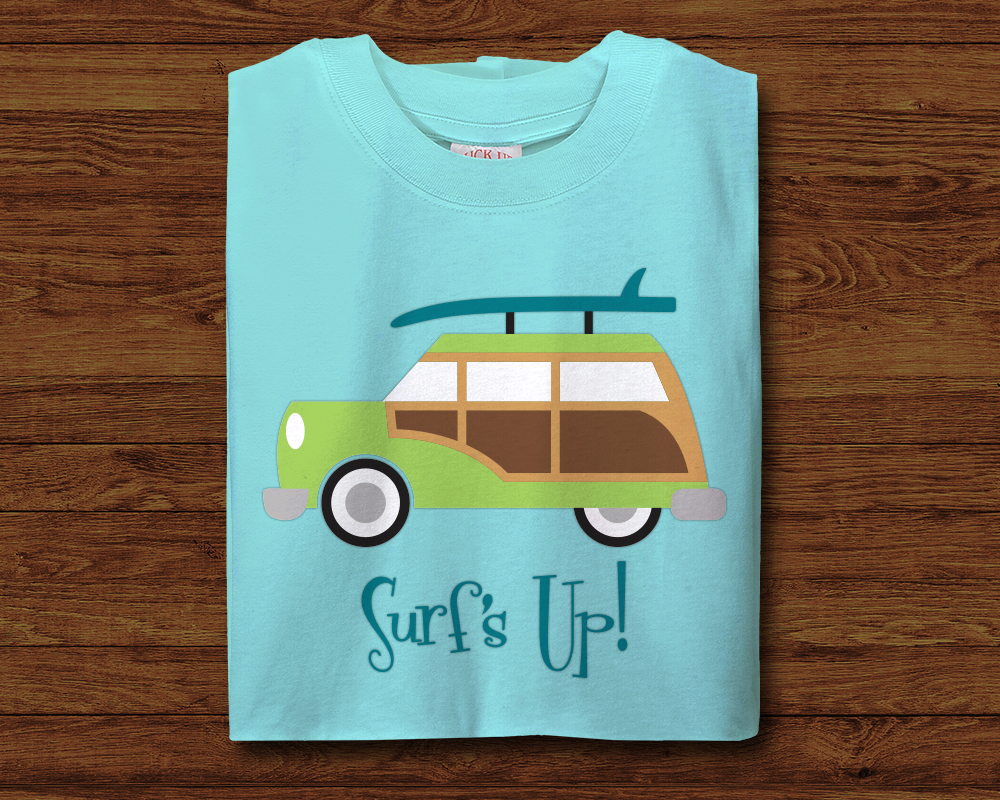 Surf's up woodie station wagon design